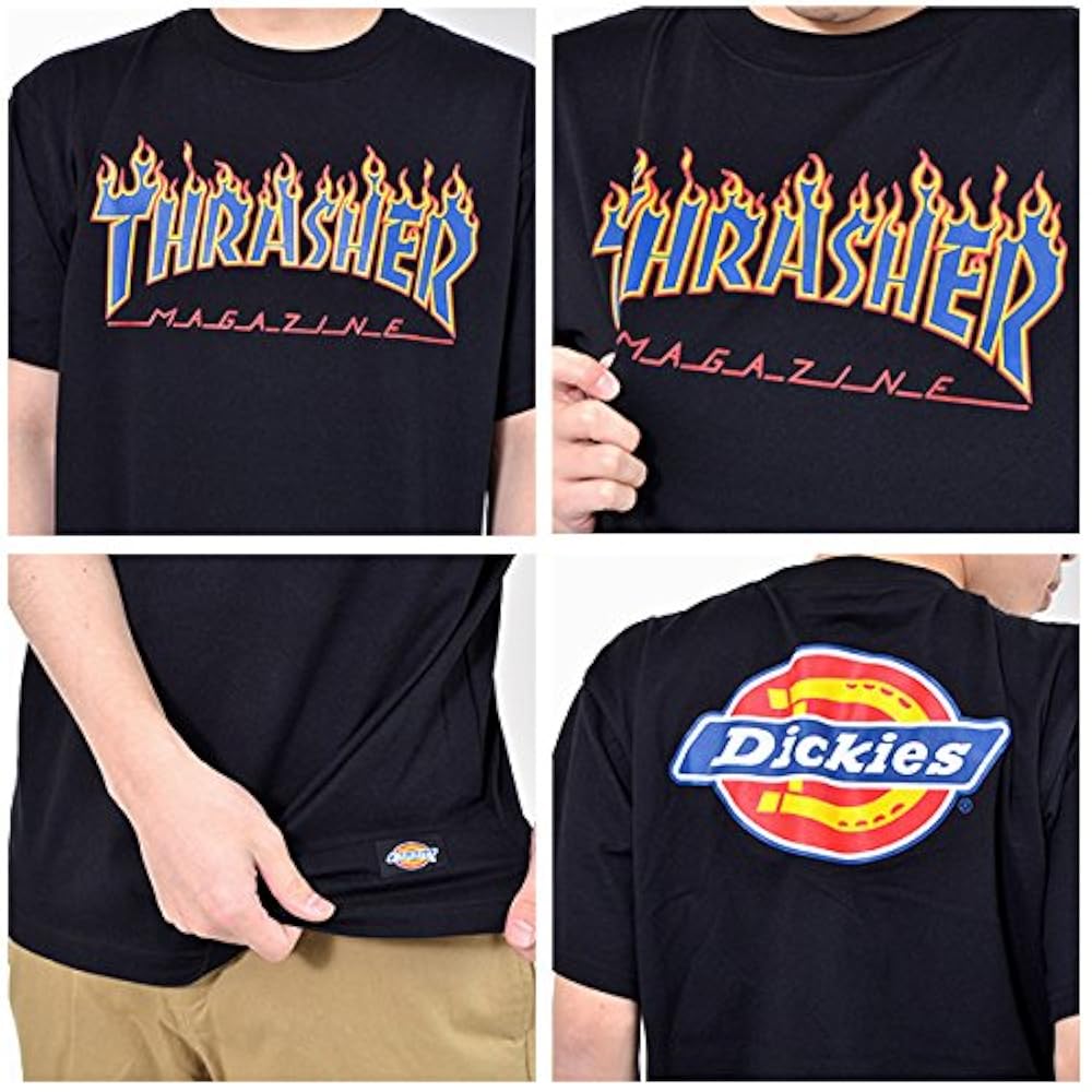 Amazon | [ディッキーズ] 公式 THRASHER プリントルーズフィット